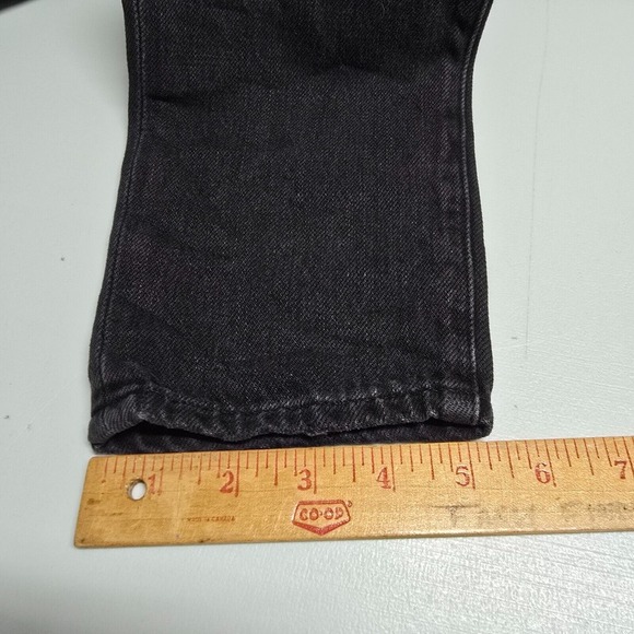 Frame Jeans Womens 29 Black Distressed Le Original Skinny High Rise Denim Punk - Picture 15 of 16